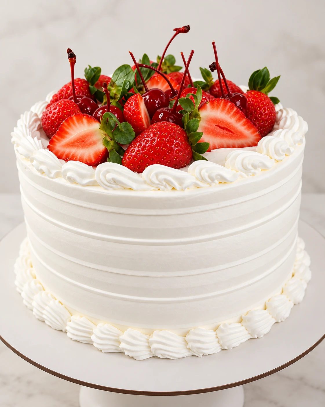 Bolo de Chocolate Branco — fotografia enviada pela Dulce